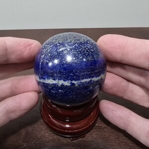 Lapis Lazuli Crystal Sphere #D